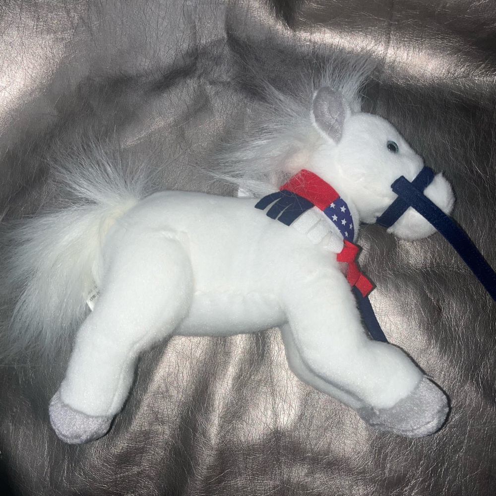 Lil Boot Barn- Boot Barn Exclusive-12” Americana White Horse-Never Used - Picture 3 of 7